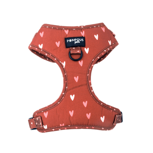 Terracotta Love Adjustable Dog Harness
