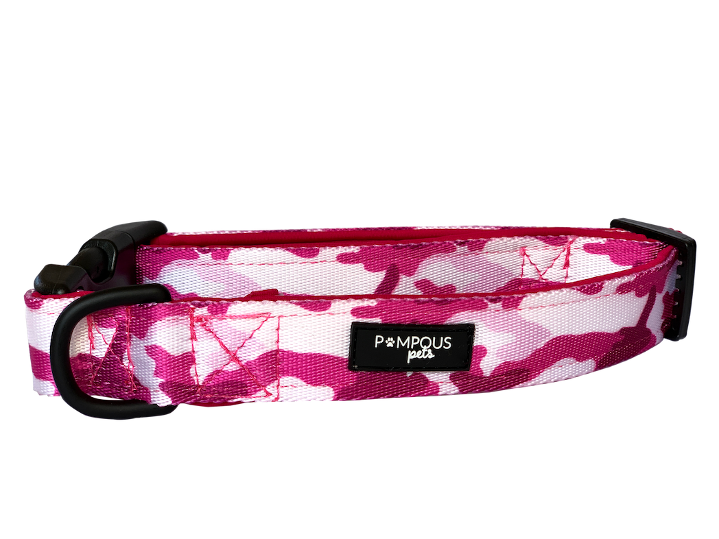 Pink Camo Dog Collars