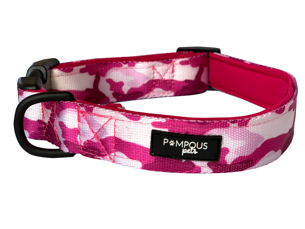 Pink Camo Dog Collars