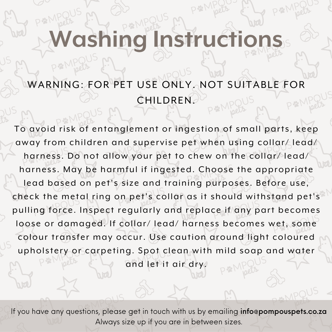 Terracotta Love Adjustable Dog Harness