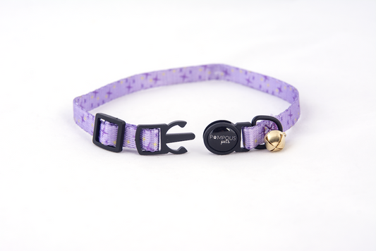 Lilac Stella Cat Collar