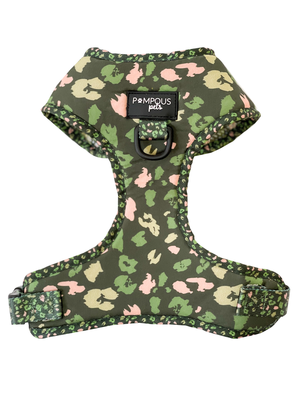 Olive Safari Adjustable Dog Harness