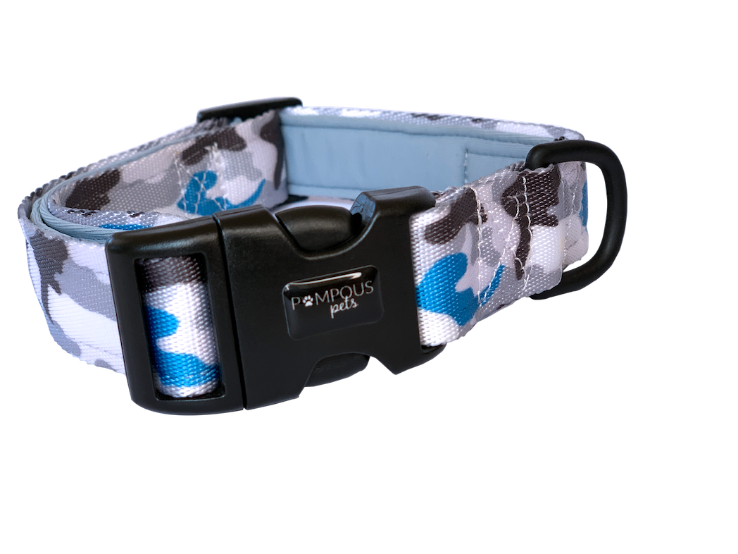 Blue Camo Collars
